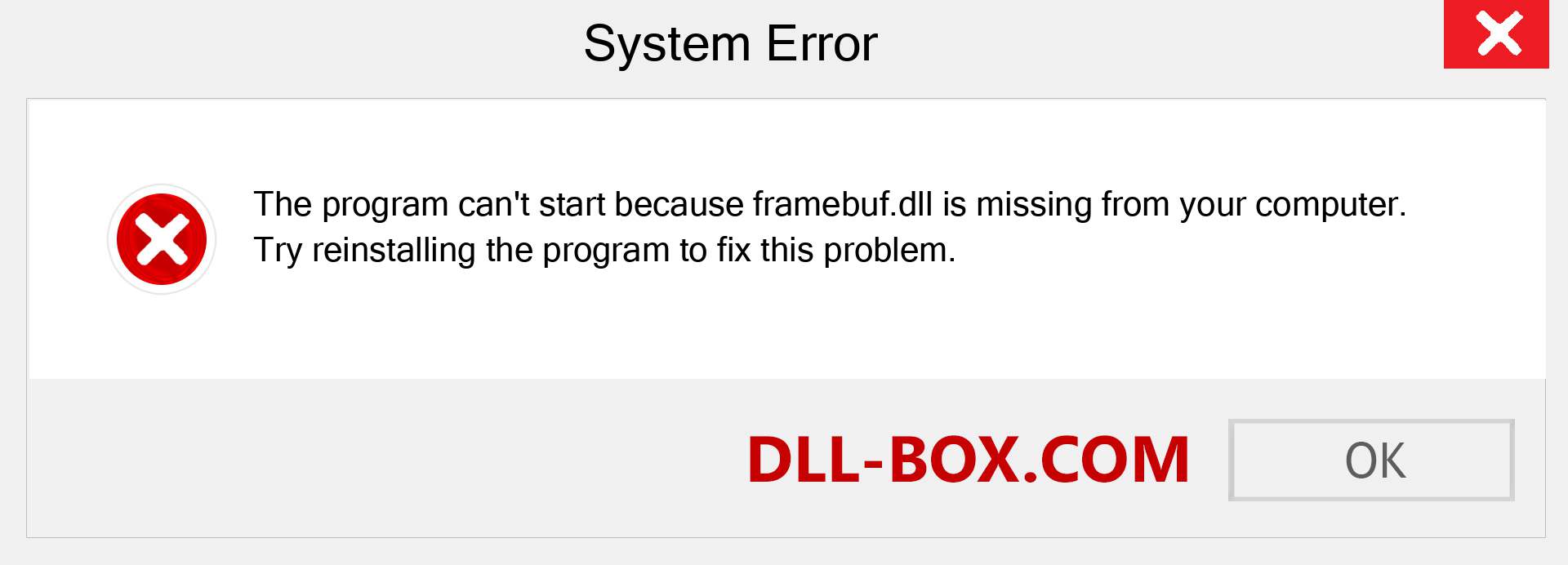  framebuf.dll file is missing?. Download for Windows 7, 8, 10 - Fix  framebuf dll Missing Error on Windows, photos, images